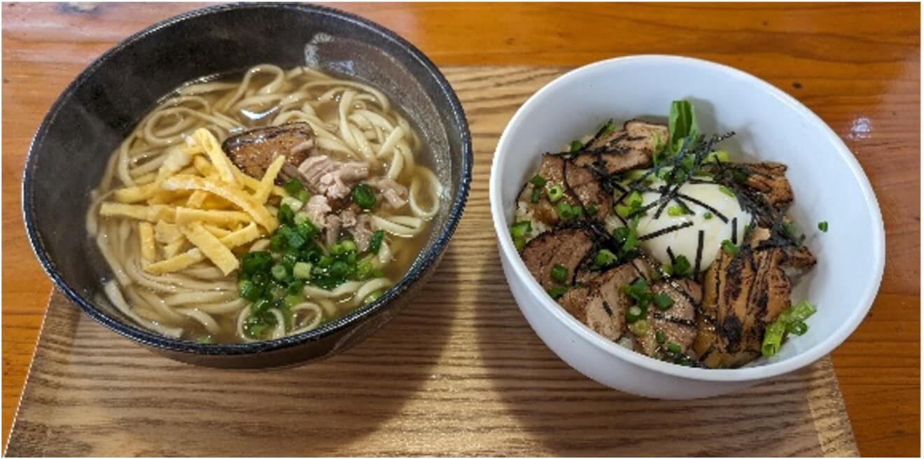 沖縄そば（＋丼）美味しかったです